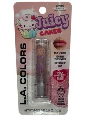 LA Colors Strawberry Shortcake Lip Gloss Juicy Cakes New